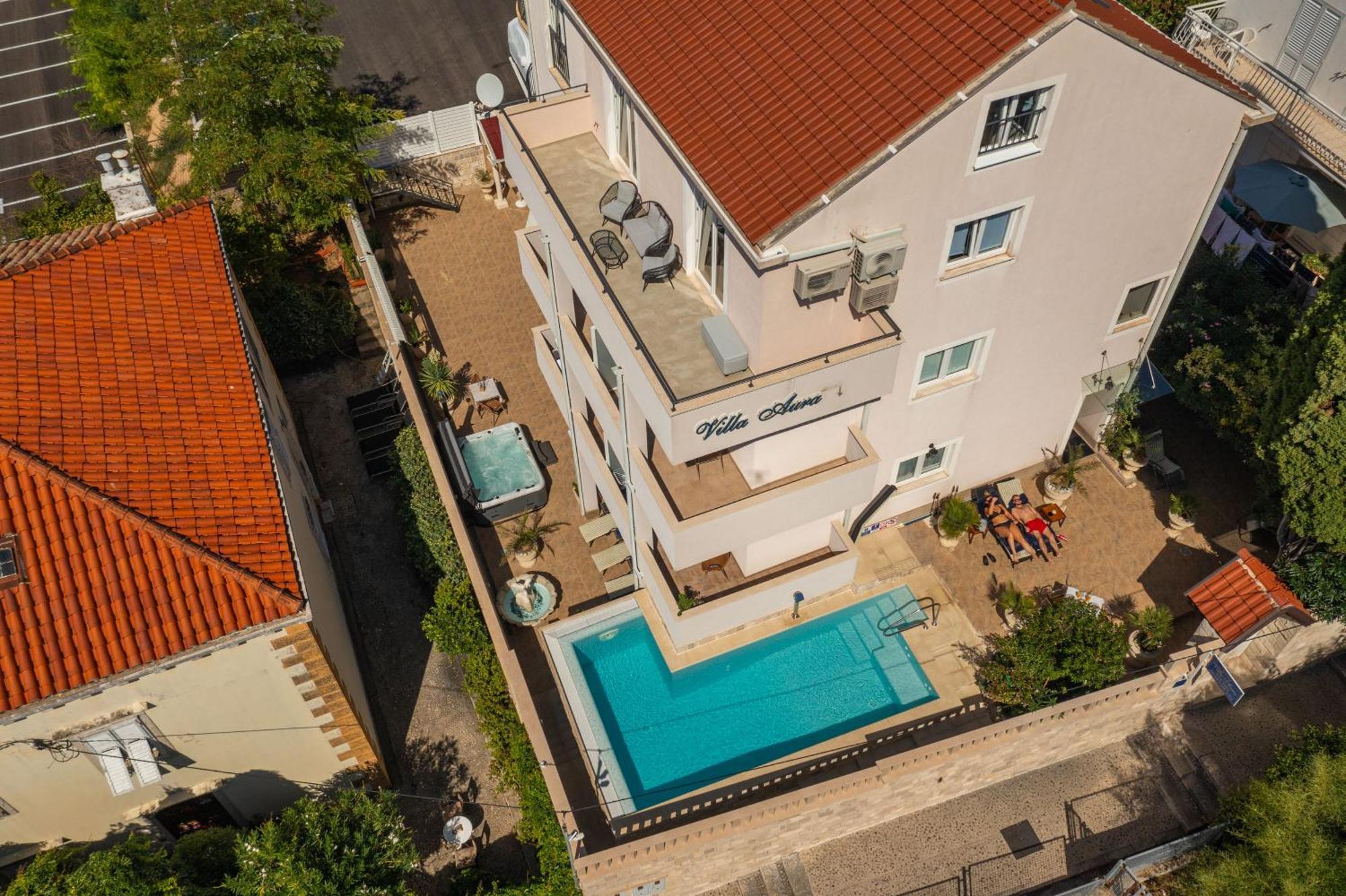 Villa Aura - Comfort Double Room ดูบรอฟนิก ภายนอก รูปภาพ